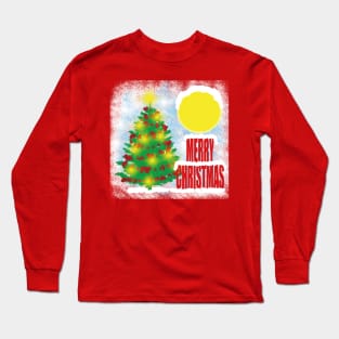 Christmas tree vintage Long Sleeve T-Shirt